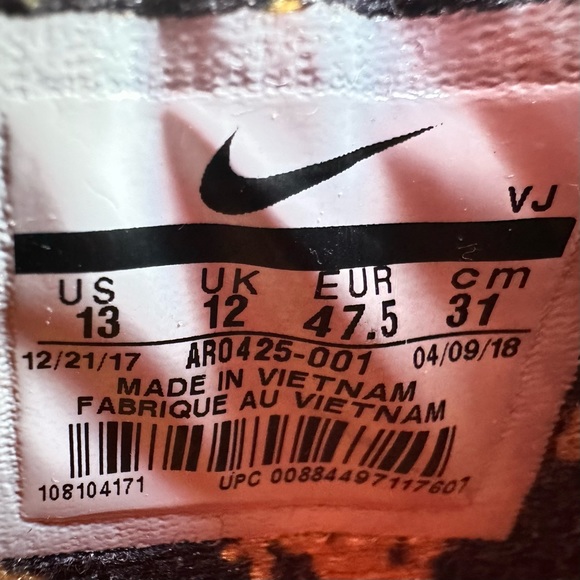 Men's Nike Black/Cardinal USC Trojans Free TR V8 size 13 - Picture 10 of 10